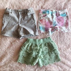 Toddler girl Sz 4 shorts lot Joyfolie Levis Ck